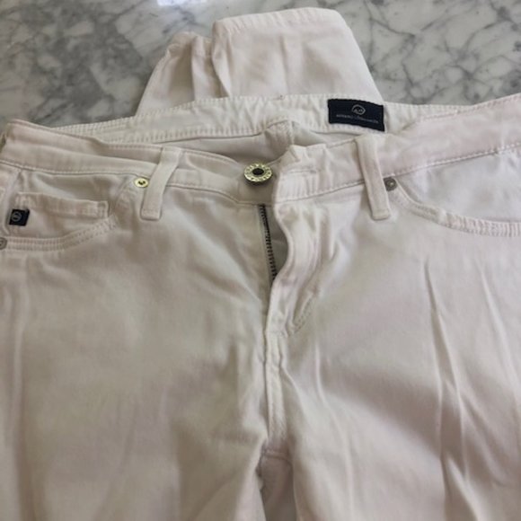 AG Stilt Crop Jeans in White Size 25 - Picture 3 of 4